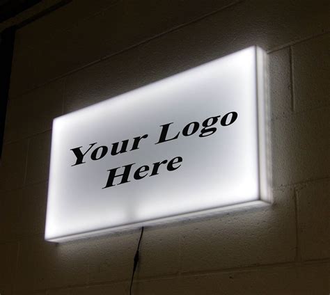 led light box signs